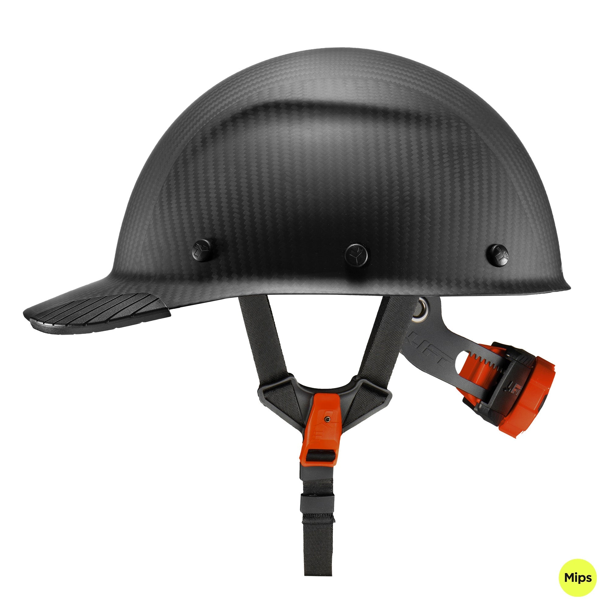 LIFT Safety DAX Cap Style Hard Hat with MIPS | Carbon Matte | ANSI Type I Class C