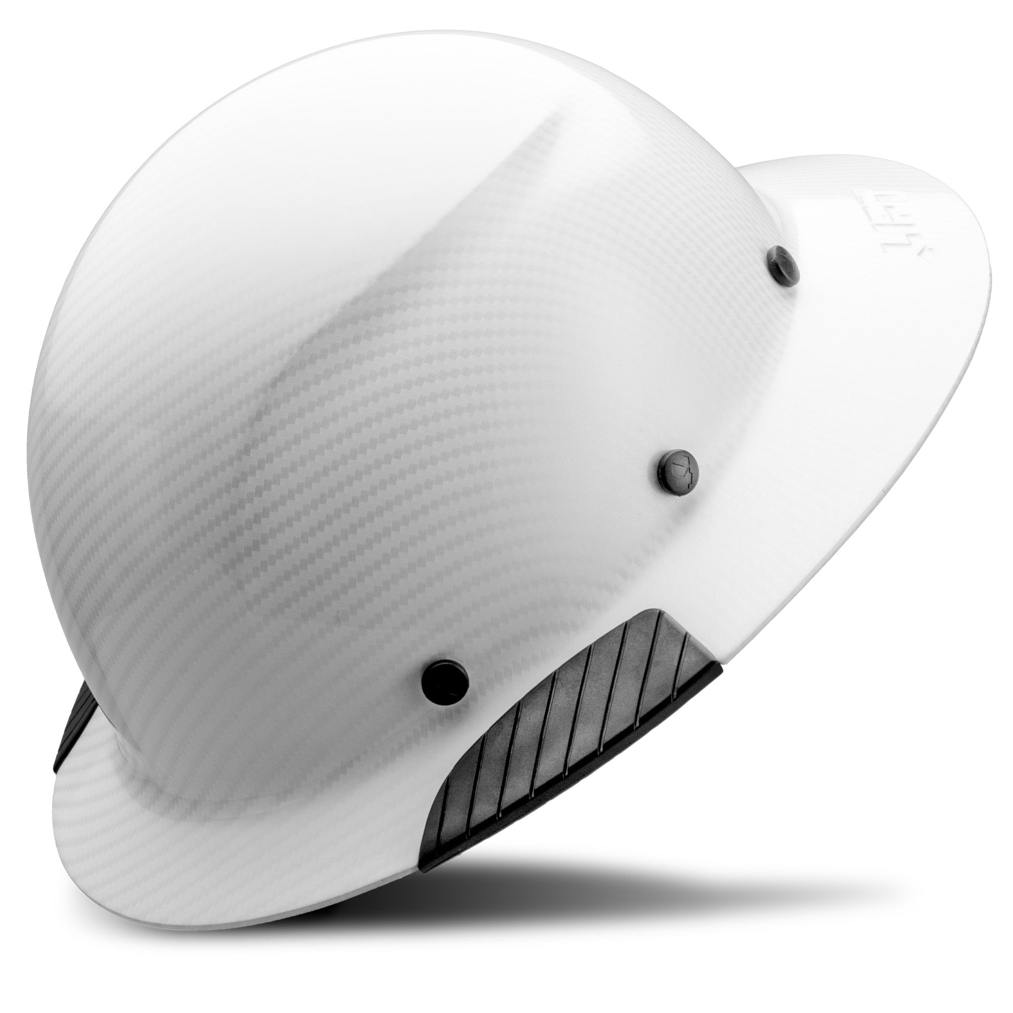 LIFT Safety DAX White Carbon Full Brim Hard Hat | ANSI Type I Class G | EN 397