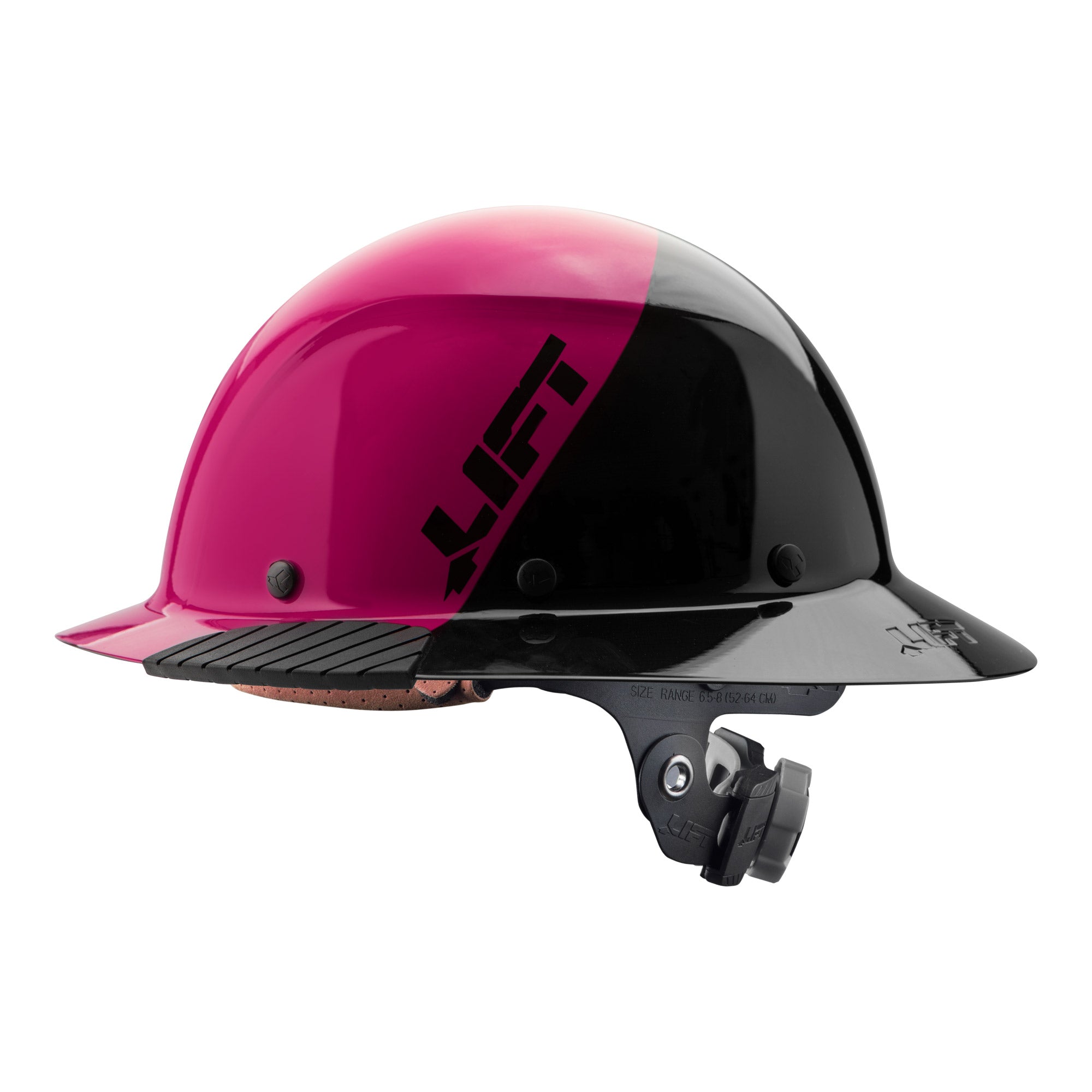 LIFT Safety DAX Fifty/50 Pink Full Brim Hard Hat | ANSI Type I Class G | EN 397