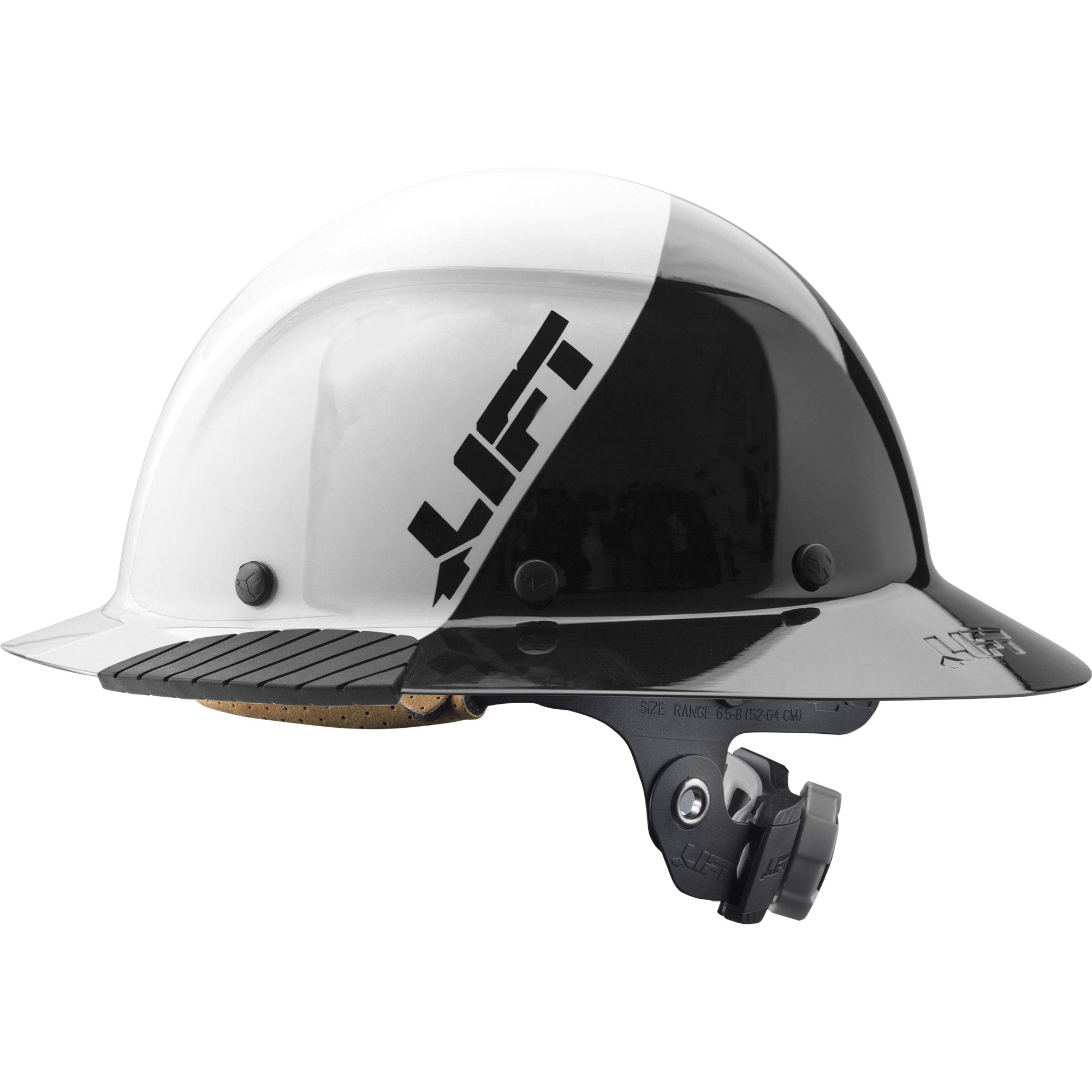 LIFT Safety DAX Fifty/50 White Full Brim Hard Hat | ANSI Type I Class G | EN 397