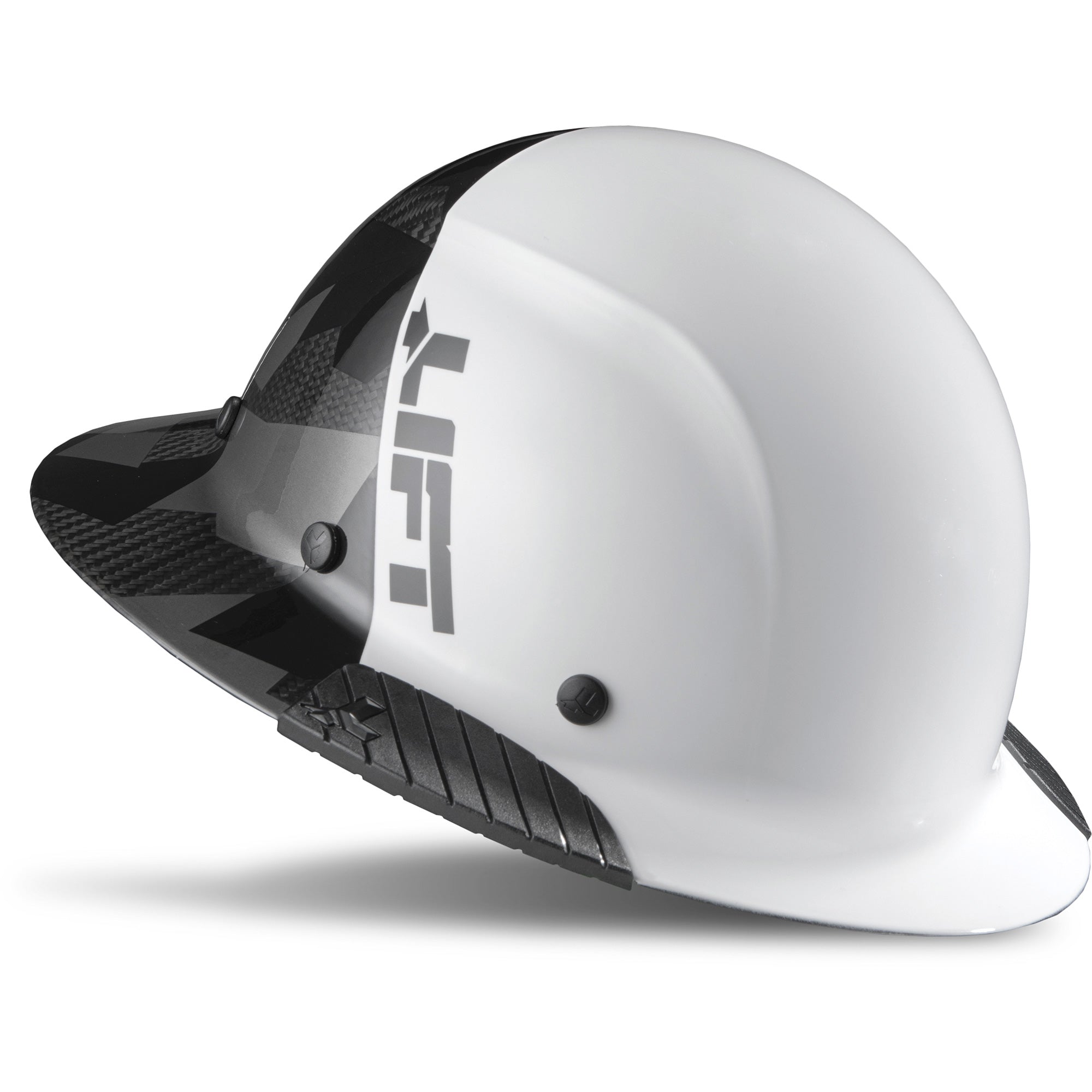 LIFT Safety DAX Carbon Fiber Camo Full Brim Hard Hat | ANSI Type I Class C | EN 397