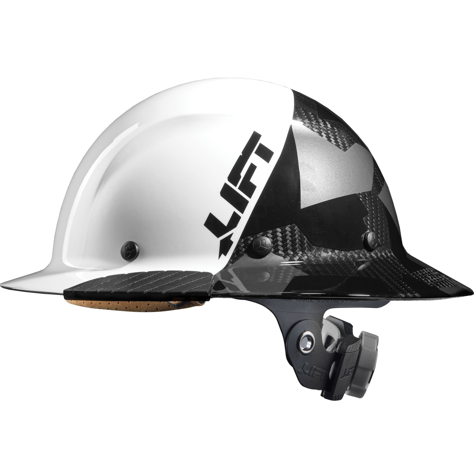 LIFT Safety DAX Fifty/50 Carbon Fiber Full Brim Hard Hat | ANSI Type I Class C | EN 397