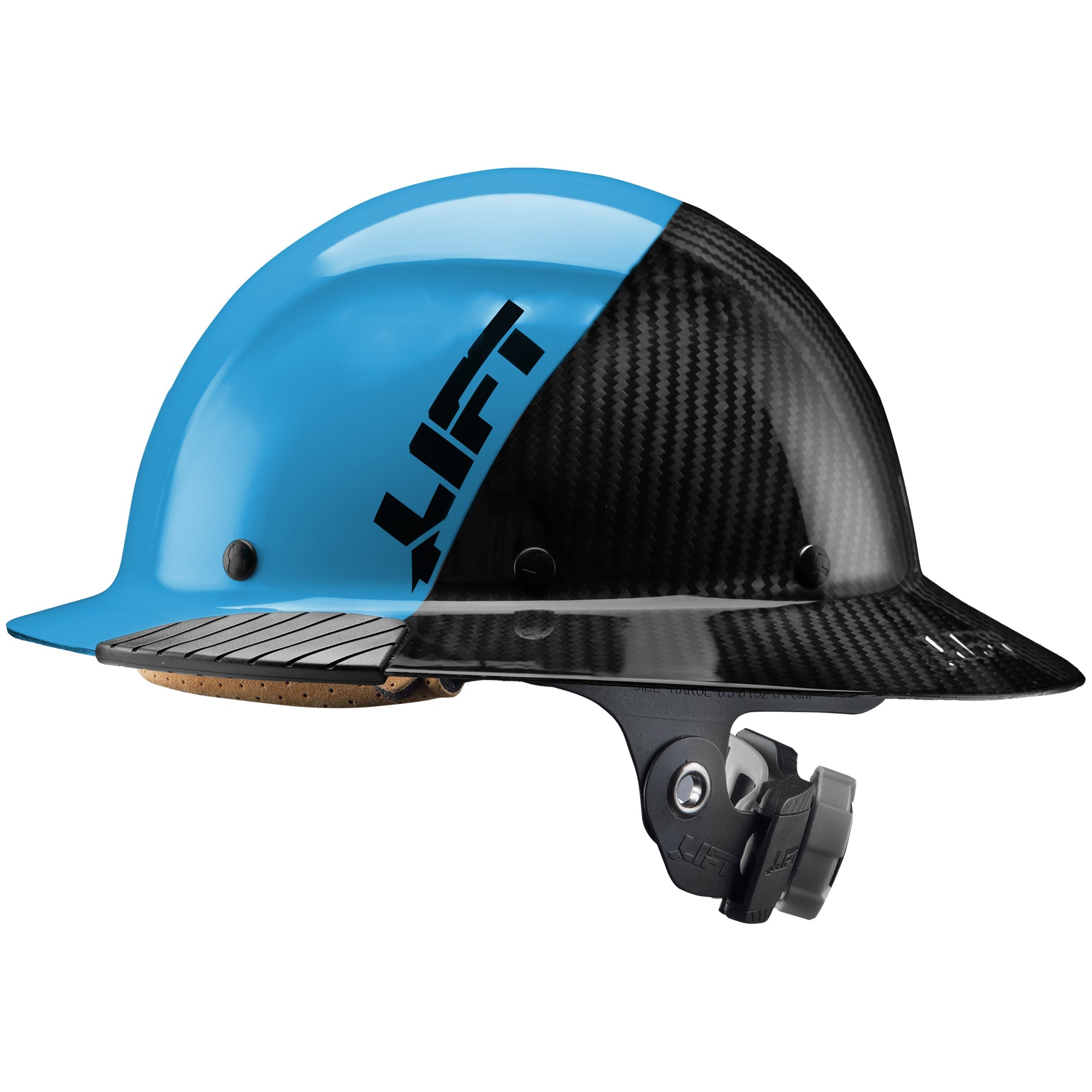 LIFT Safety DAX Fifty/50 Carbon Fiber Full Brim Hard Hat | ANSI Type I Class C | EN 397