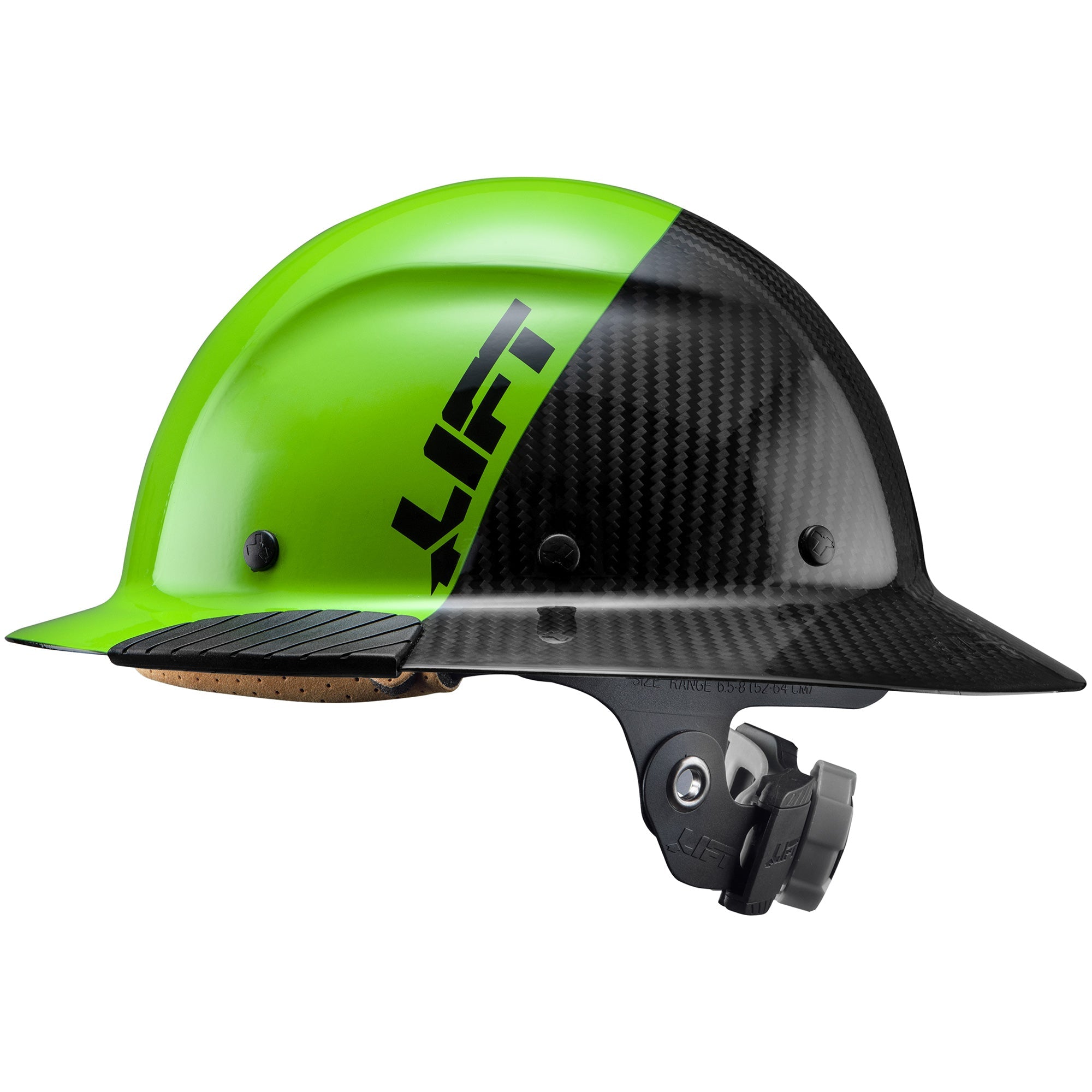 LIFT Safety DAX Fifty/50 Carbon Fiber Full Brim Hard Hat | ANSI Type I Class C | EN 397