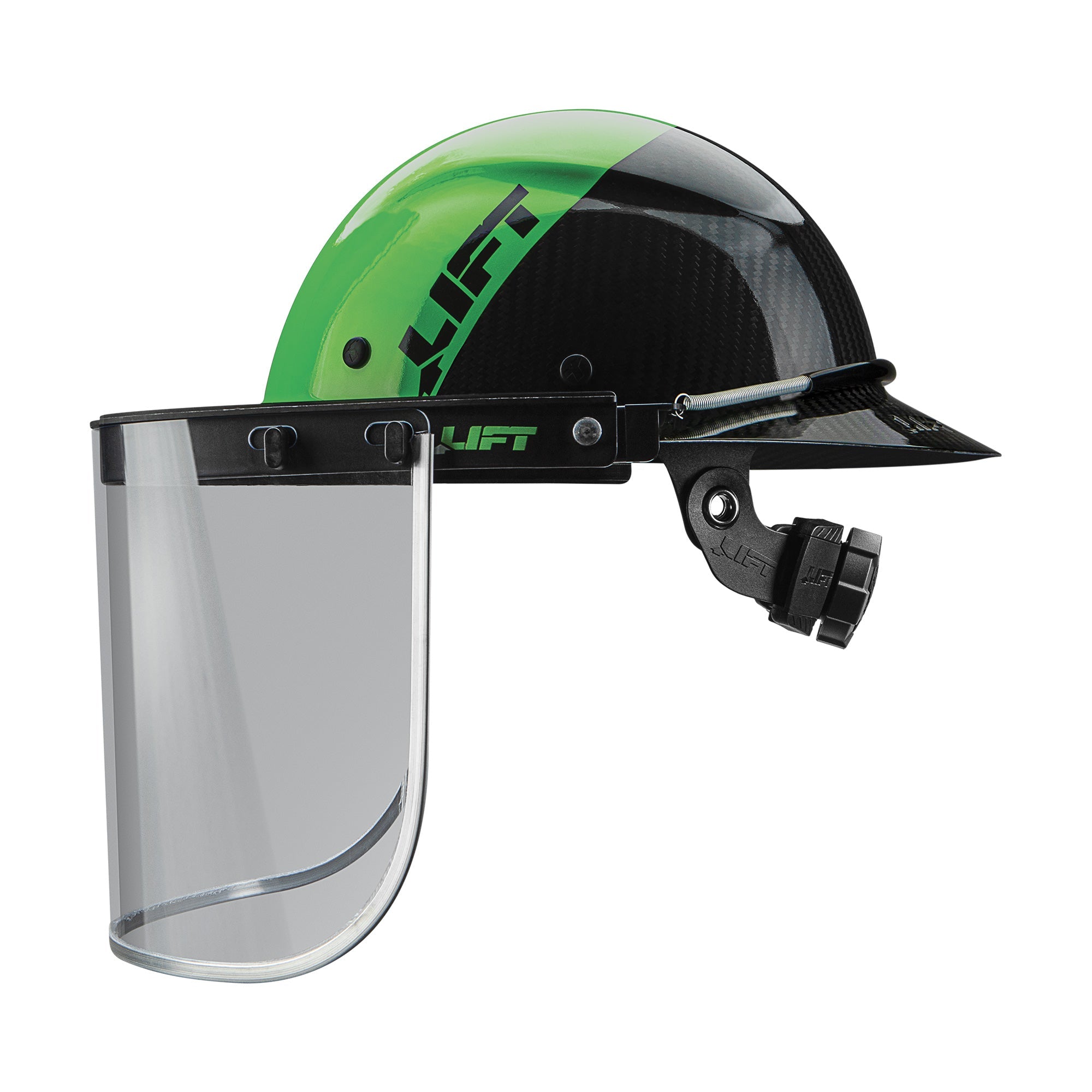 LIFT Safety Faceshield Bracket | ANSI Z87.1 | Cap Style & Full Brim | DAX, Briggs & RADIX