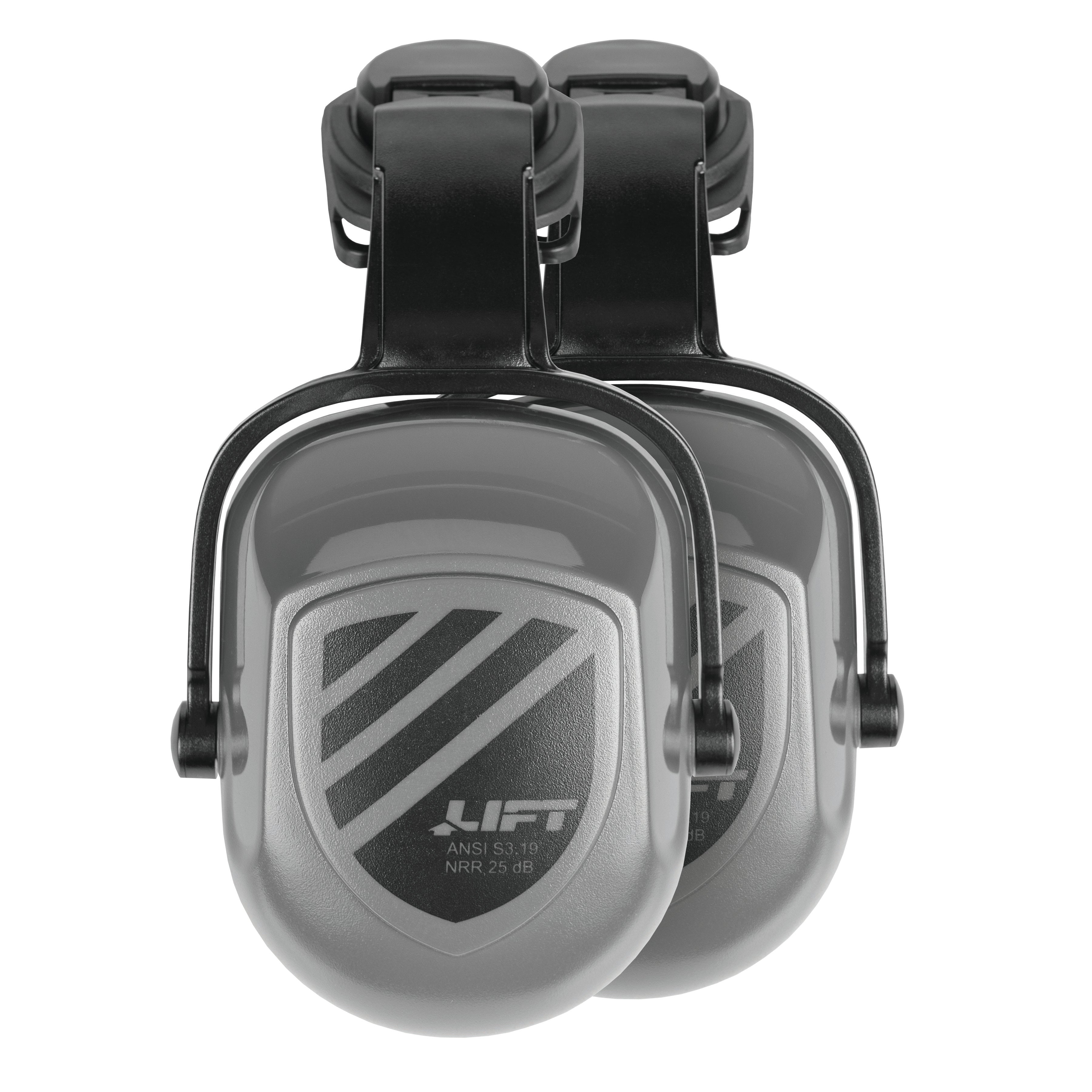 LIFT Safety Noise Control Earmuffs | 25dB NRR | Dielectric | Hard Hat Mount