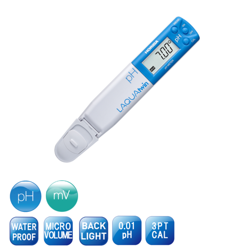 AS ONE LAQUAtwin pHメーター AS-pH-22 Horiba LAQUAtwin pH Meter (pH 22)