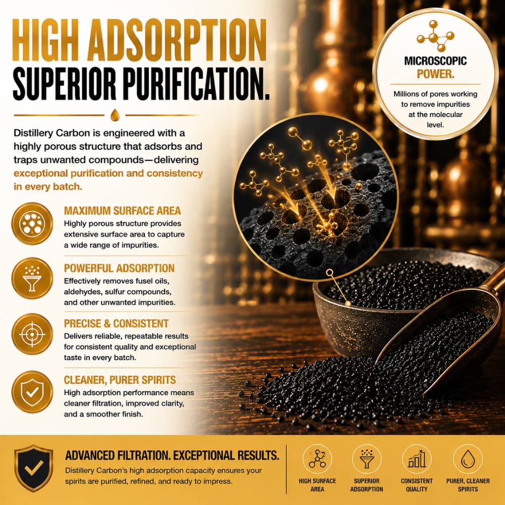 Activated Carbon for Distilling
