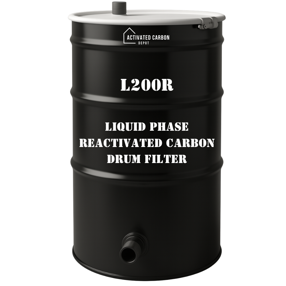 L200R Liquid Carbon Drum Filter – 55 Gal