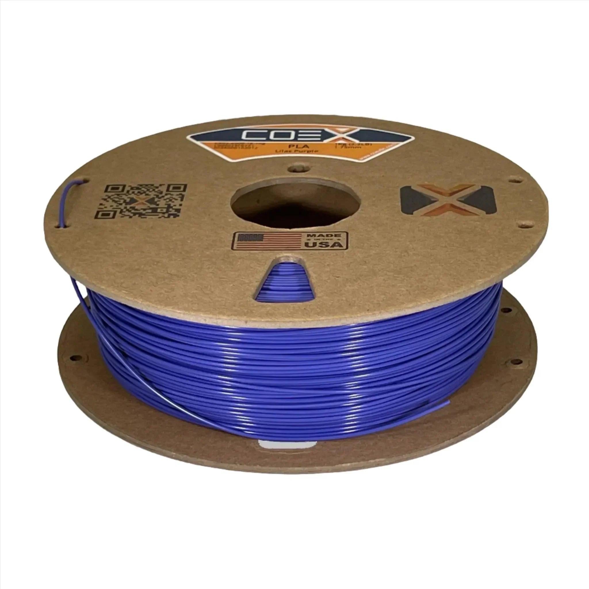 COEX 3D PLA Prime Filament – Lilac Purple – Smooth Finish, Easy Print PLA