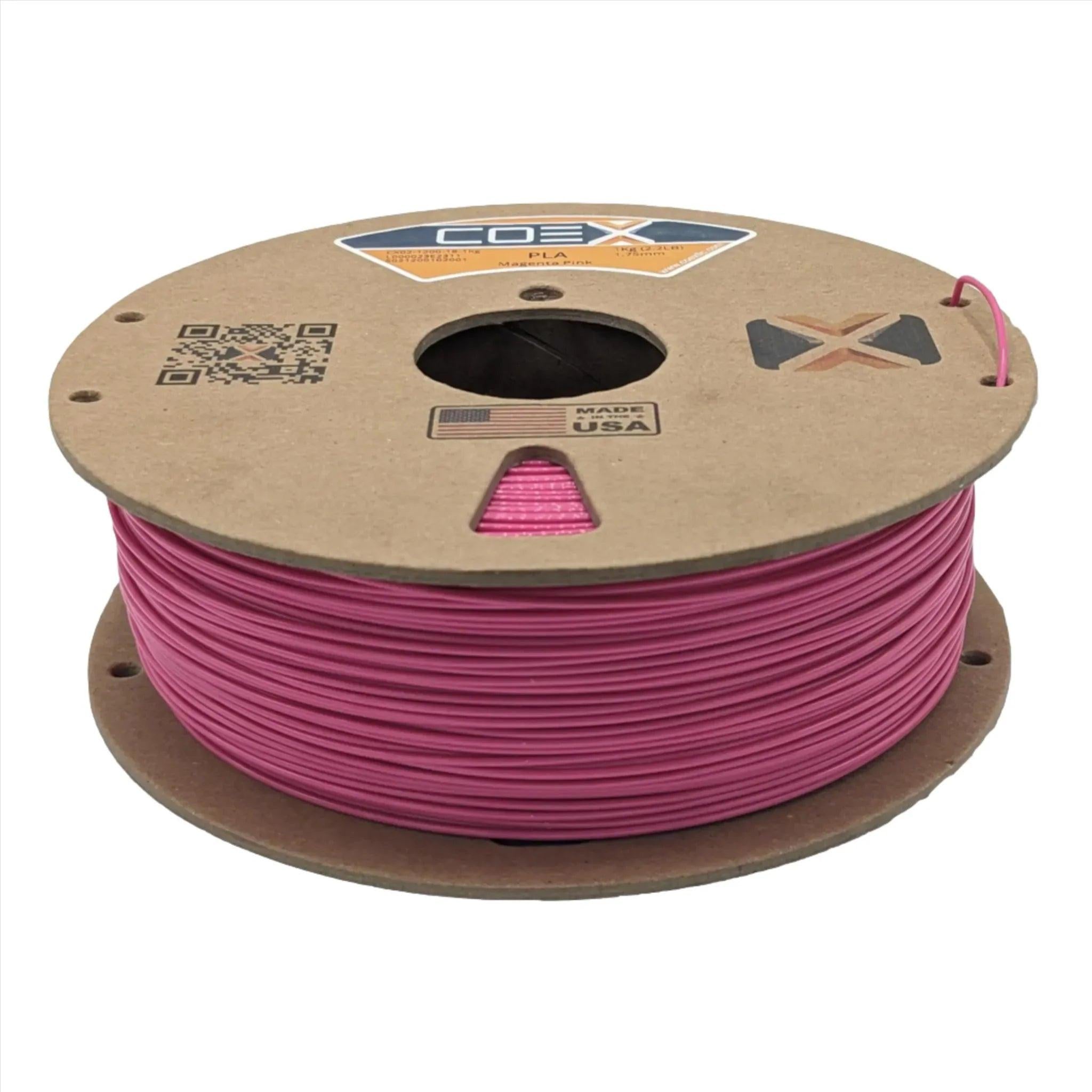 COEX 3D PLA Filament – Magenta Pink – Easy Print, Smooth Finish 3D Printing Material