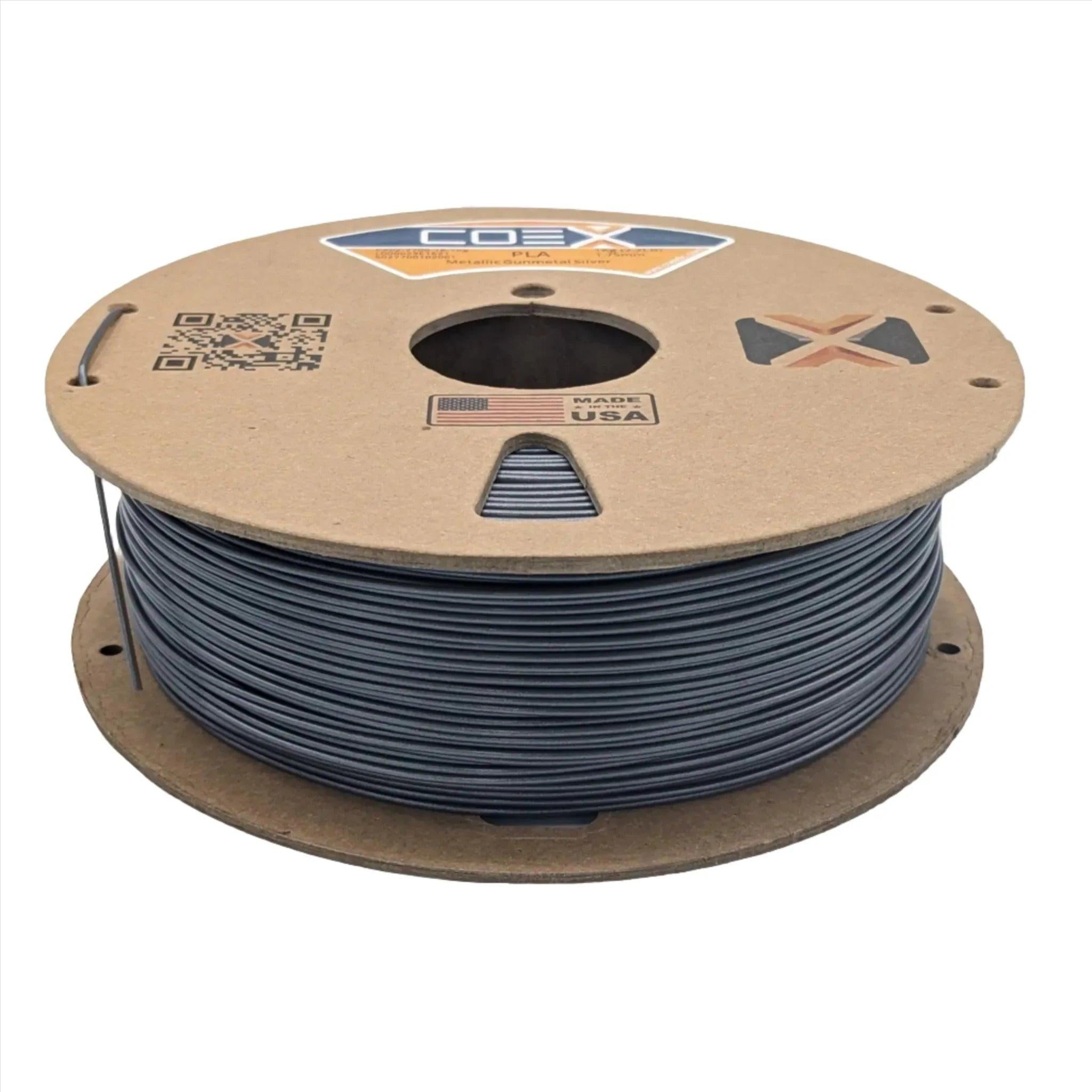 COEX 3D PLA Filament – Metallic Silver – Easy Print, Smooth Finish 3D Printing Material