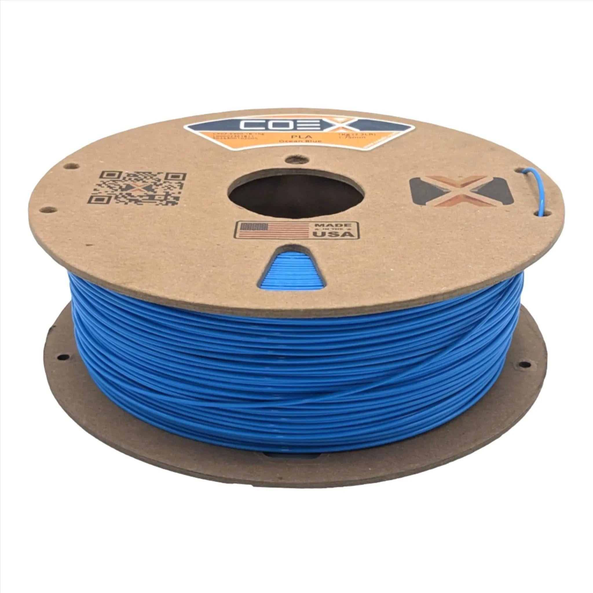 COEX 3D PLA Filament – Ocean Blue – Easy Print, Smooth Finish 3D Printing Material