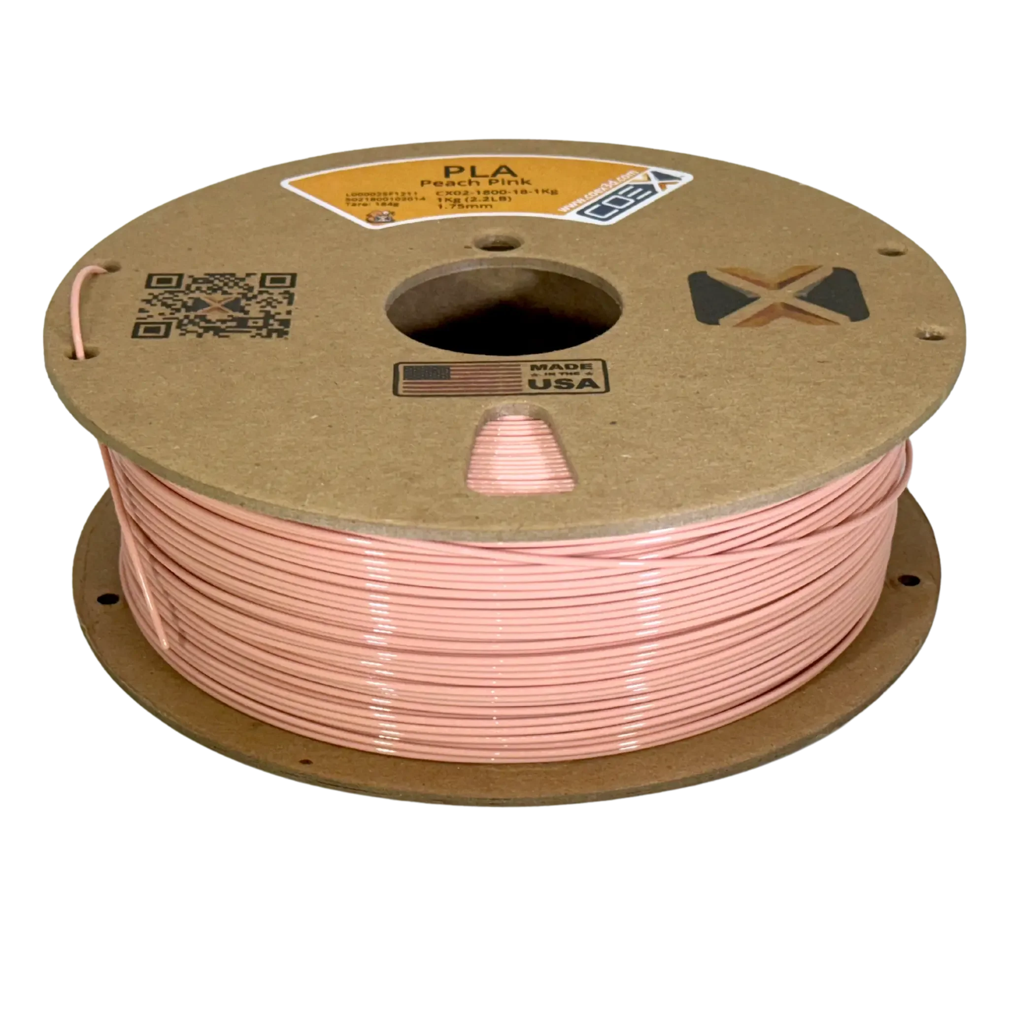 COEX 3D PLA Filament – Peach Pink – Easy Print, Smooth Finish 3D Printing Material