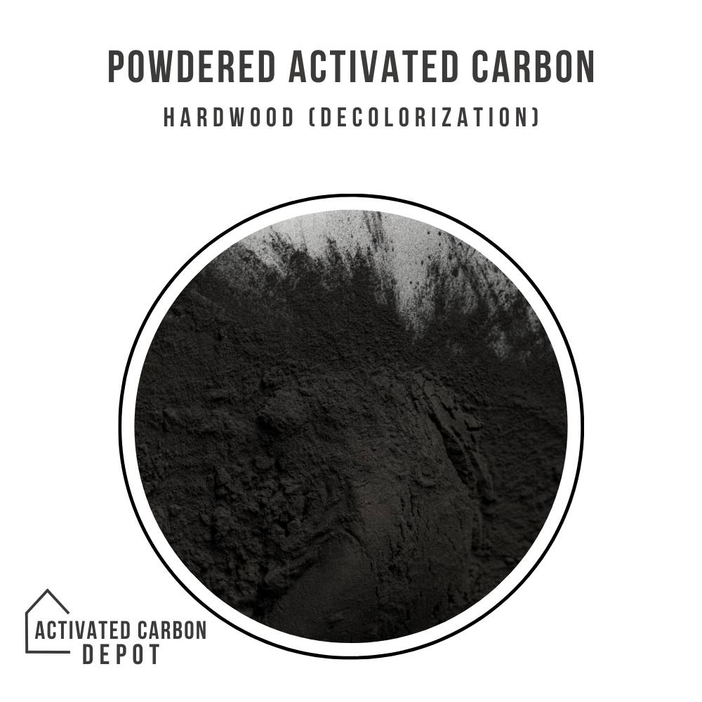 PAC powdered hardwood activated charcoal