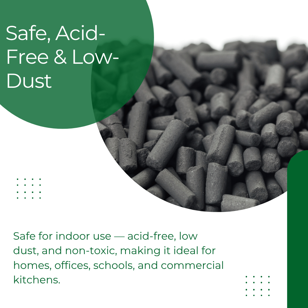 activated carbon for compost filter refill