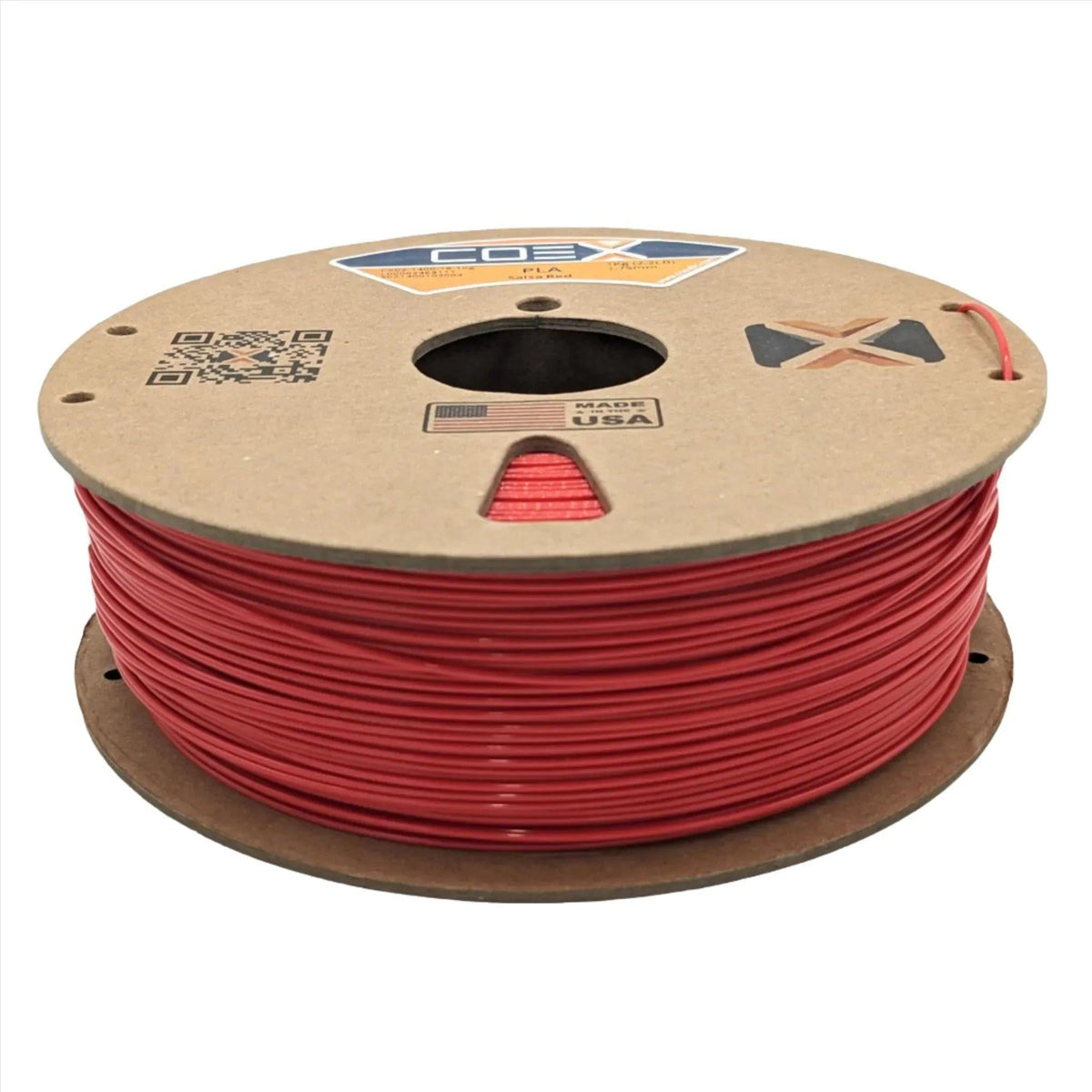COEX 3D PLA Filament – Salsa Red – Easy Print, Smooth Finish 3D Printing Material