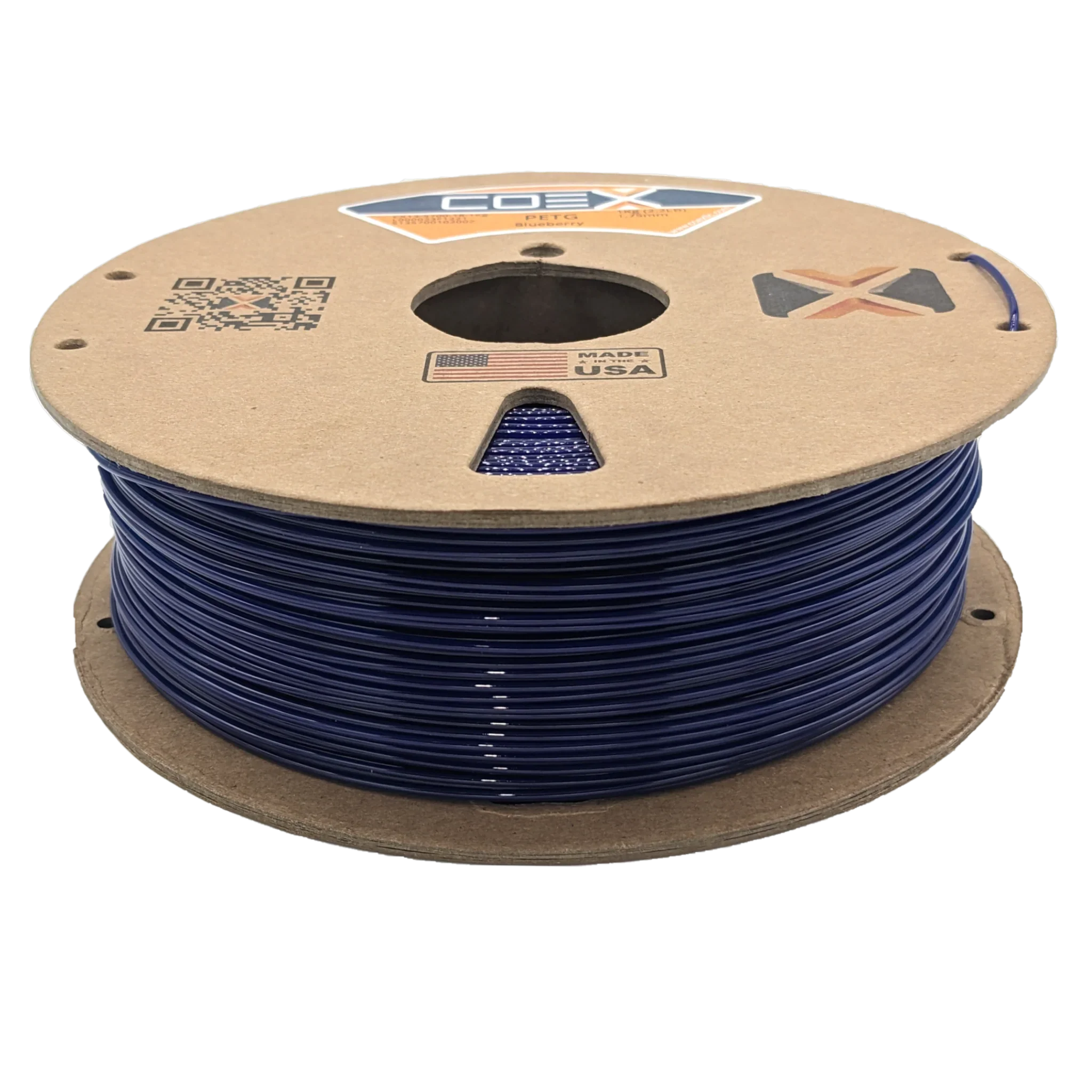 COEX 3D PETG Filament – Blueberry – Strong, Low Warp 3D Printing Material