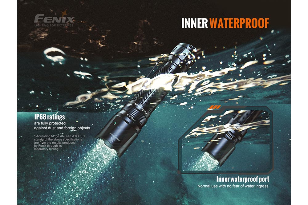 Fenix TK20R V2.0 Rechargeable Flashlight | 3000 Lumens | 1558 ft | IP68 | USB-C