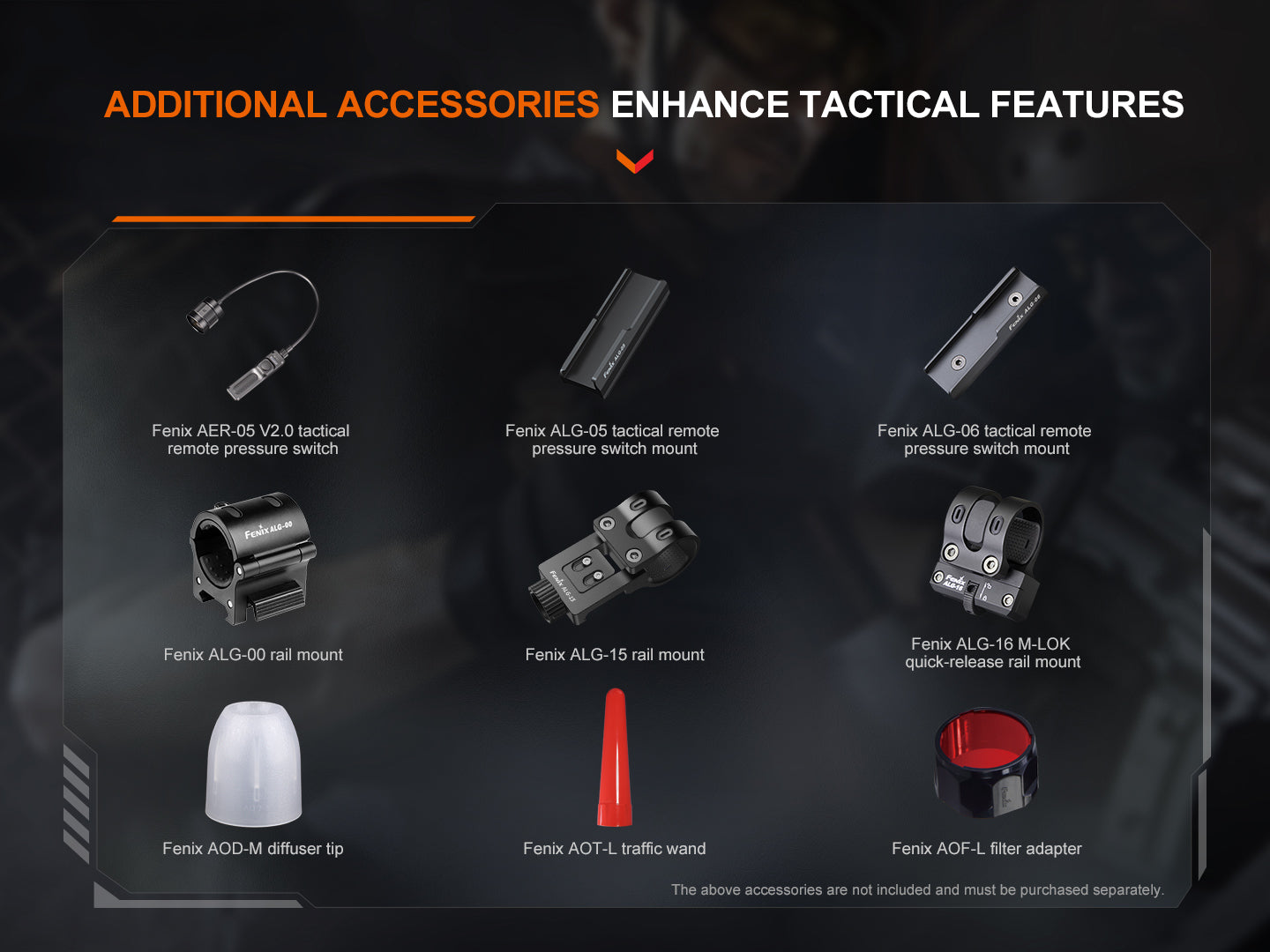 Fenix TK22R Rechargeable Tactical & Duty Flashlight | 3200 Lumens | Flexi-Sensa | IP68