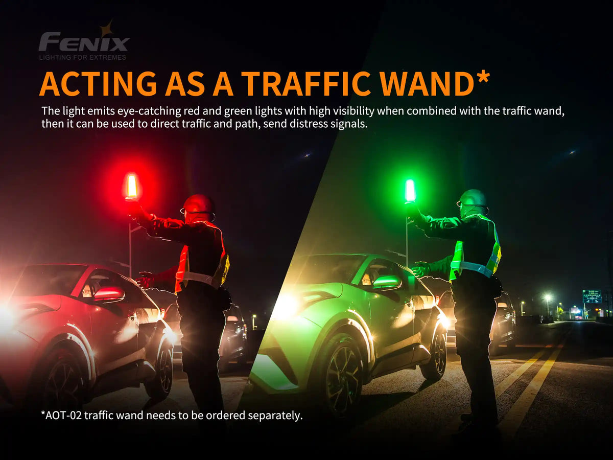 Fenix TK26R Tactical LED Flashlight | 1500 Lumens | White, Green & Red | IP68
