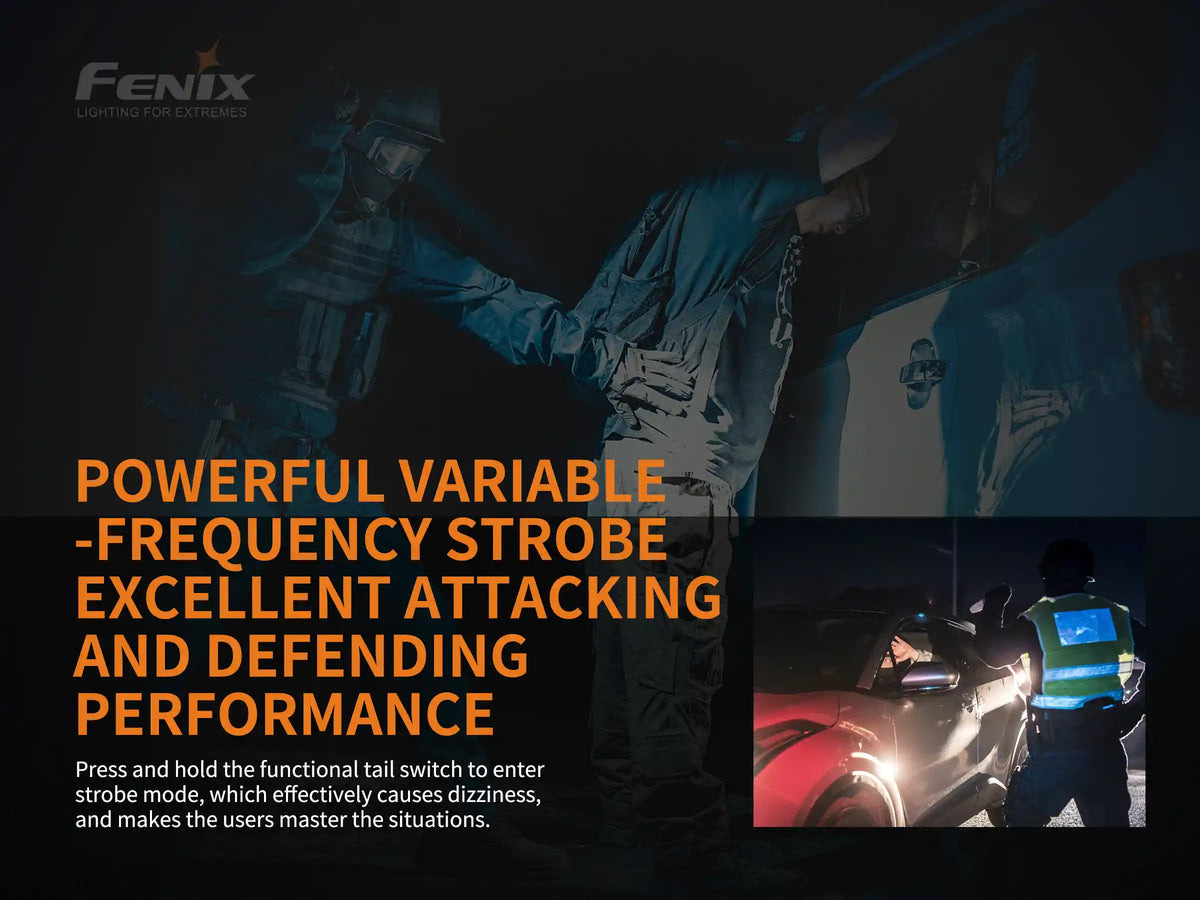 Fenix TK26R Tactical LED Flashlight | 1500 Lumens | White, Green & Red | IP68