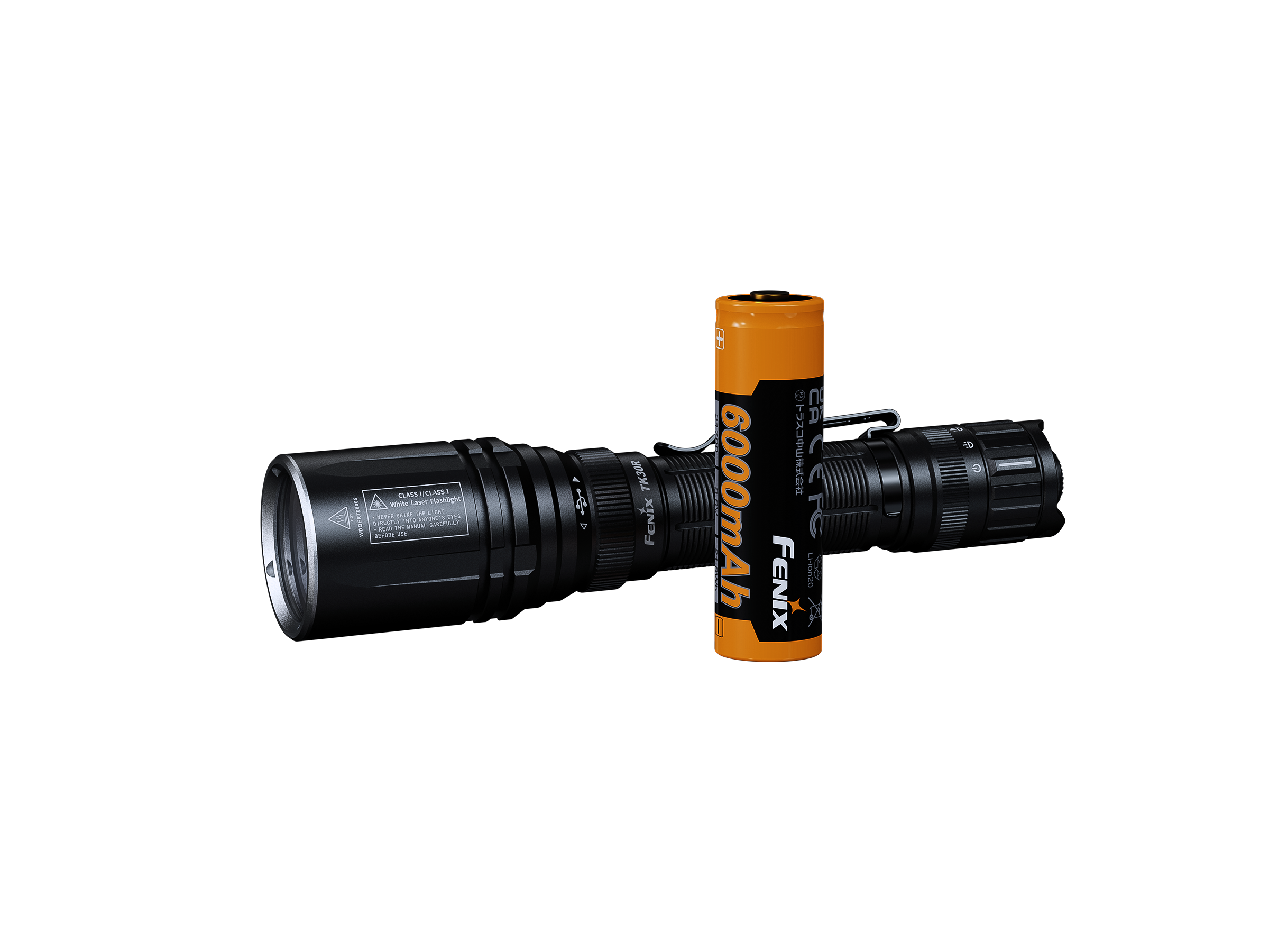 Fenix TK30R Tactical White Laser Rechargeable Flashlight | 500 Lumens | 1500m Beam | IP68