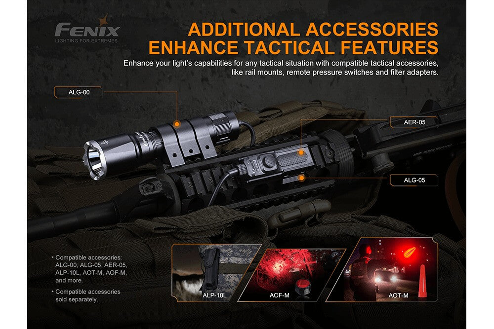 Fenix TK16 V2.0 Tactical Flashlight | 3100 Lumens | 36,100 Candela | USB-C
