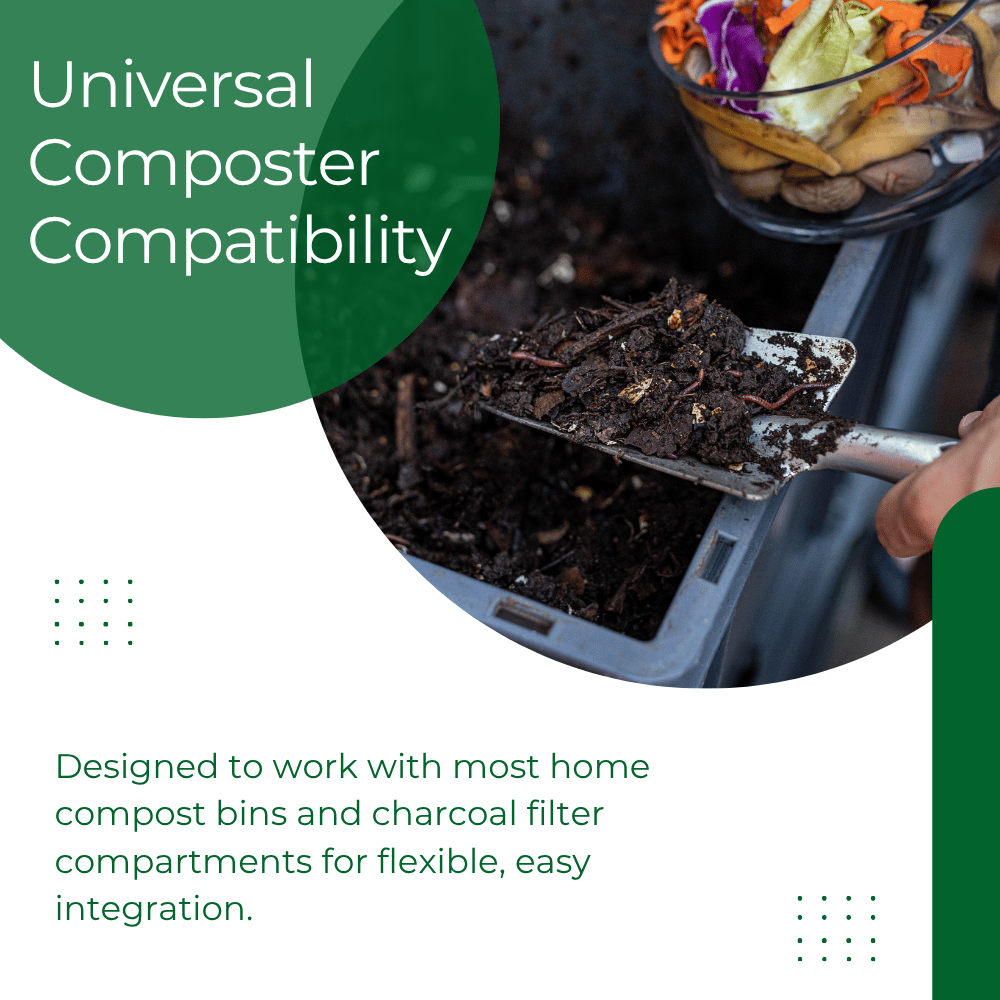 carbon for compost filter refill universal