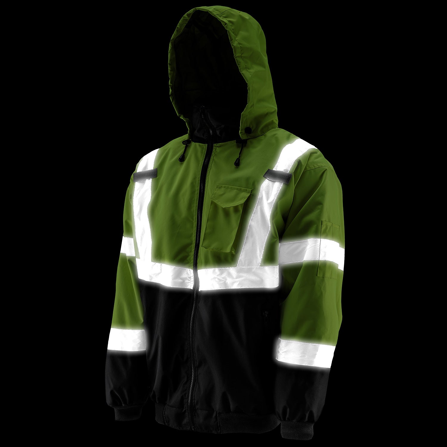 LIFT Safety Hi-Viz Yellow Bomber Jacket | ANSI Level 3 Type R