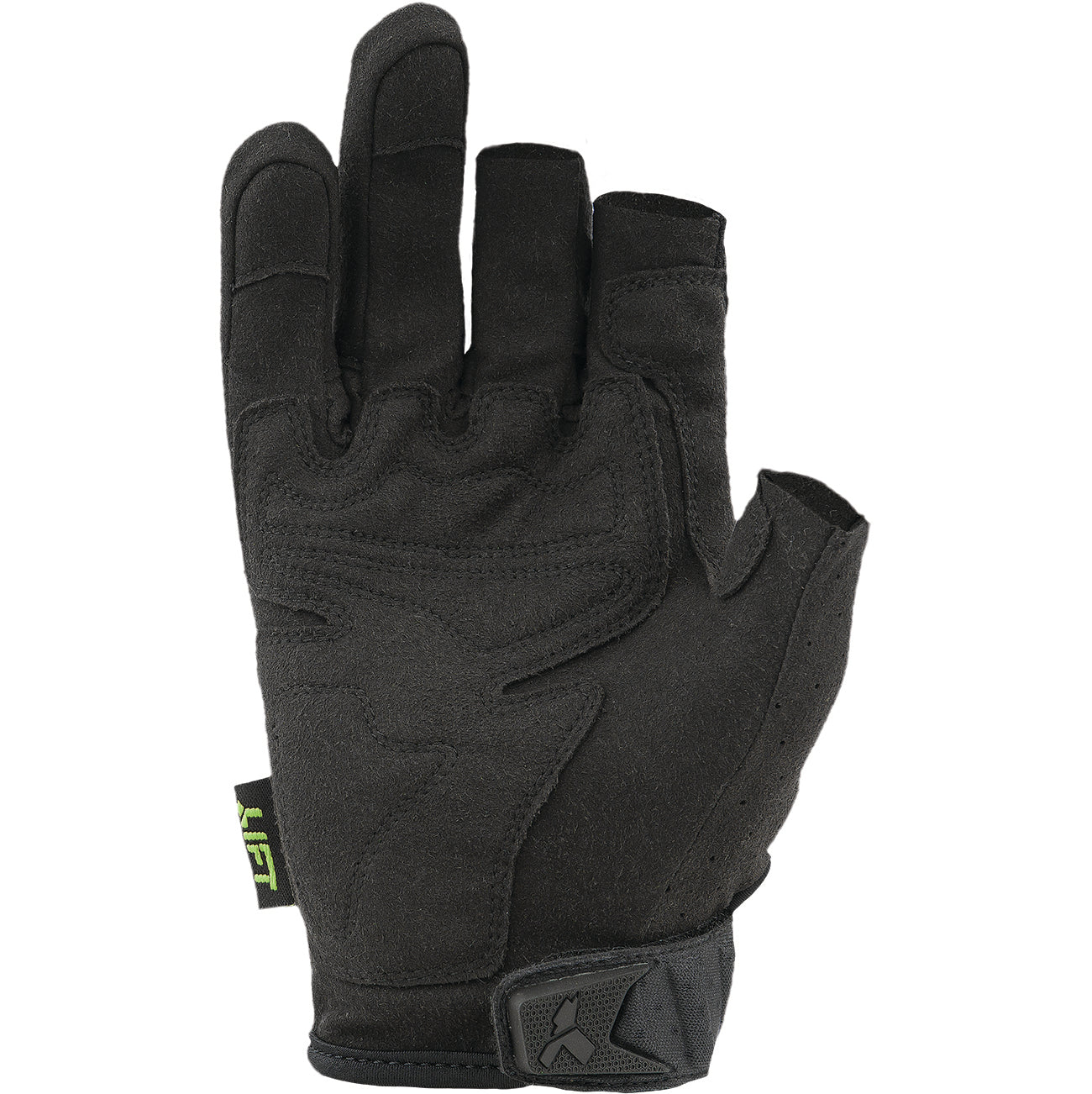 LIFT Safety FRAMED Semi-Fingerless Work Glove | Black
