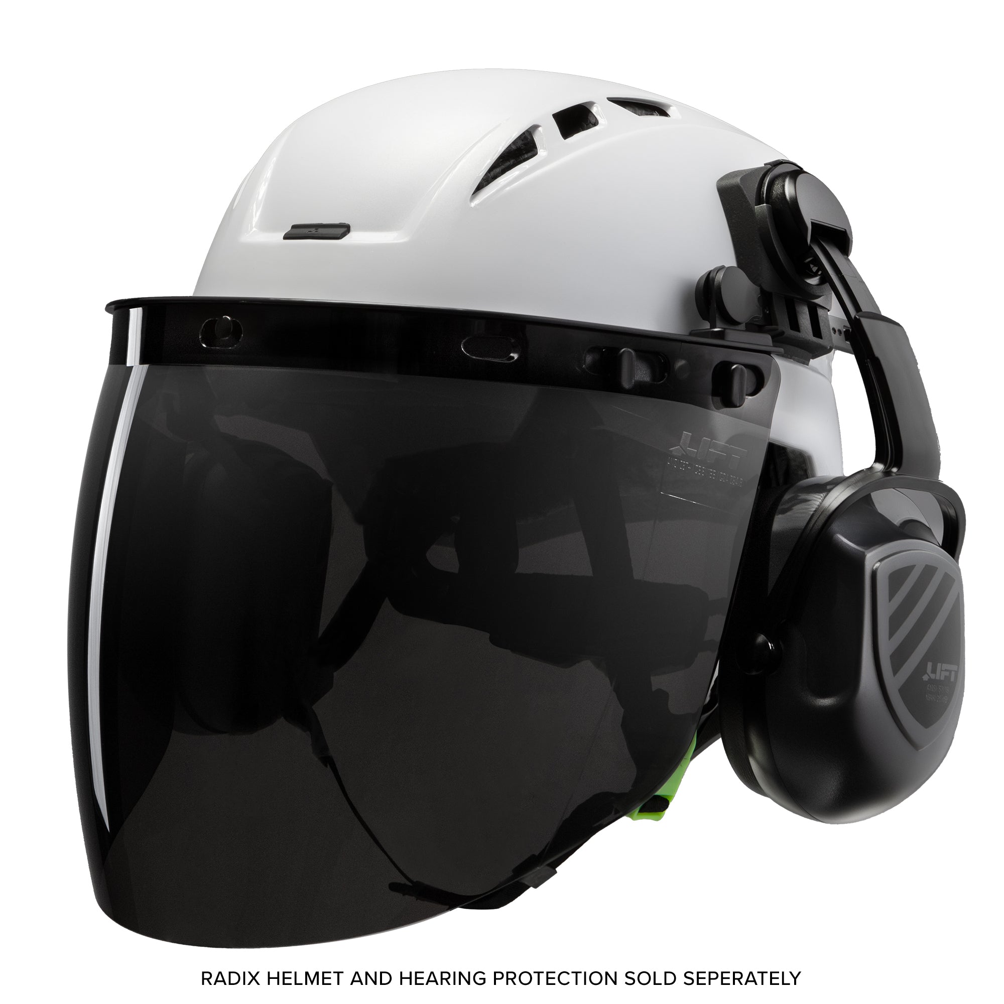 LIFT Safety RADIX Full Face Shield | ANSI Z87.1 | CSA Z94.3 | RADIX Helmet