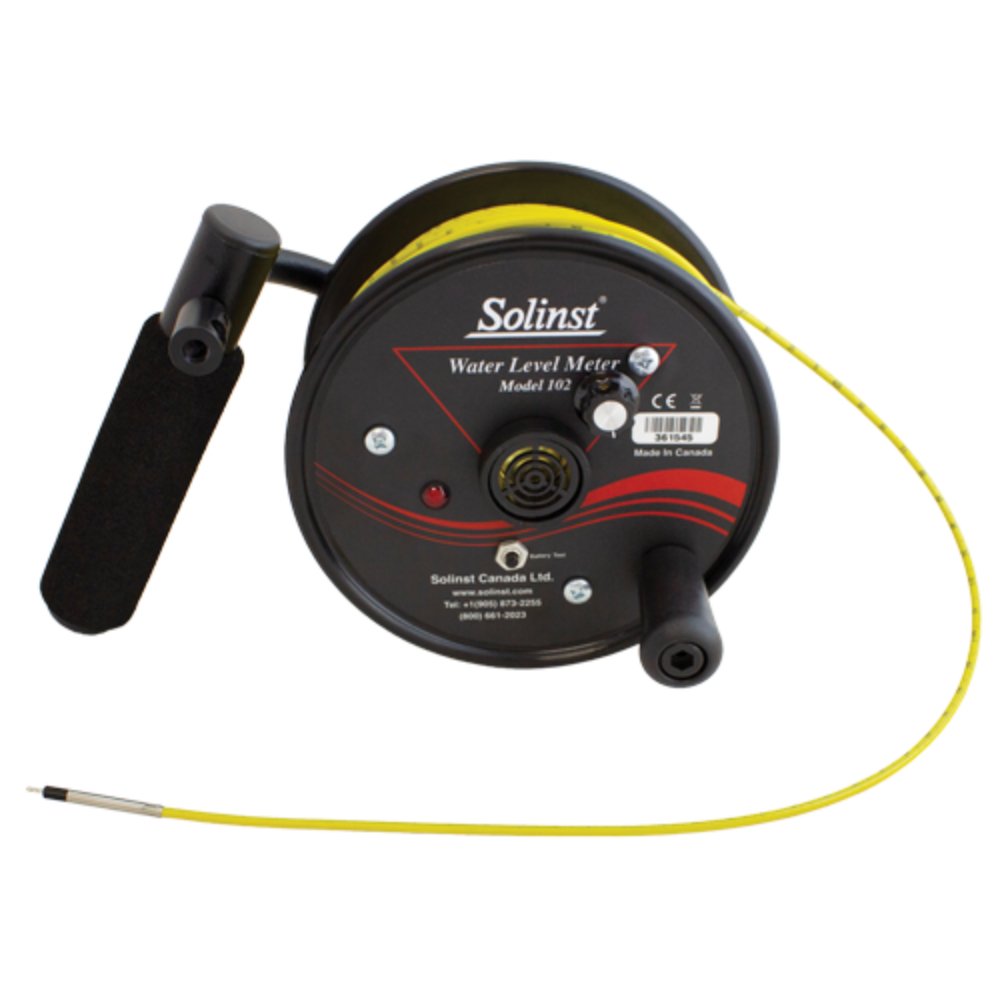 Solinst Model 102M Mini Water Level Meter (80 feet, P10 or P4) - Carbon Bulk Sales